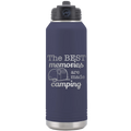 Camping 32 oz Water Bottle | Navy