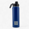 Blue Insulated Water Bottle 22oz | Leak-Proof & Double-Wall Vacuum | AquaMotivtTM