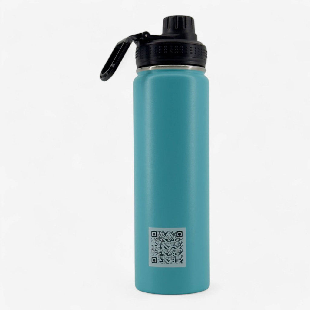 Teal Insulated Water Bottle 22oz | Leak-Proof & Double-Wall Vacuum | AquaMotivtTM