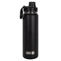 Black Insulated Water Bottle 22oz | Leak-Proof & Double-Wall Vacuum | AquaMotivtTM