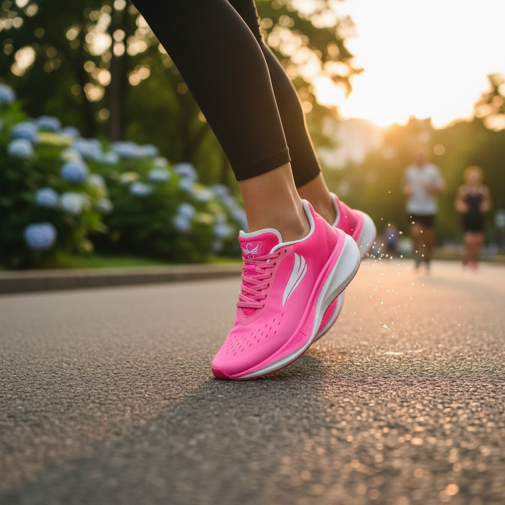 APUS Women's Stability Running Shoes – Pink | Overpronation & Flat Feet Support