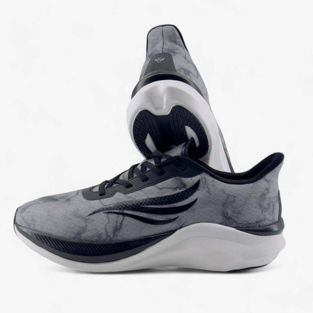 CELER Men's Running Shoes – Black | High-Arch Support Road Runner