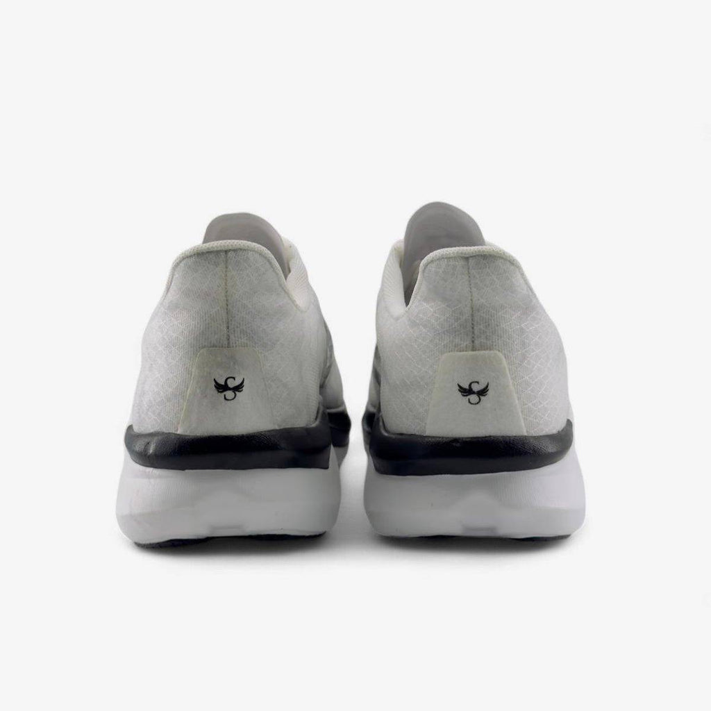 CELER Men's Running Shoes – White | High-Arch Support Road Runner