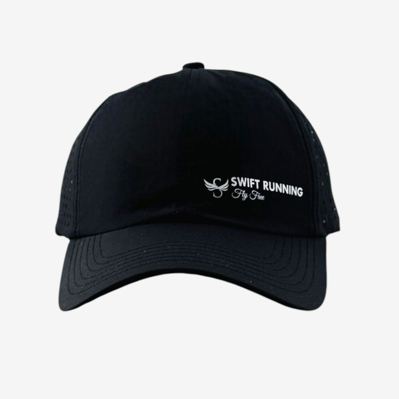 Dry Fit Running Hat – Black | Moisture-Wicking Sport Cap