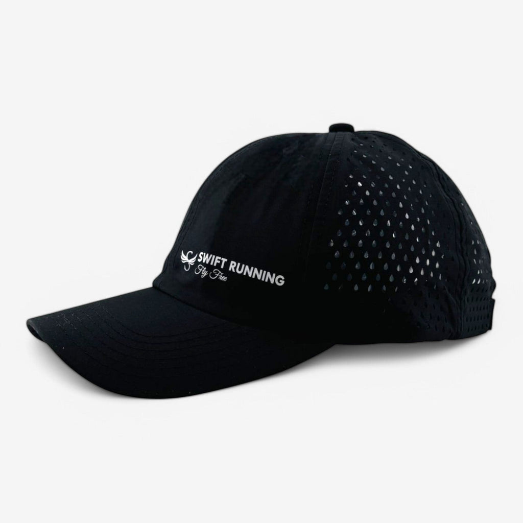 Dry Fit Running Hat – Black | Moisture-Wicking Sport Cap