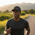 Dry Fit Running Hat – Black | Moisture-Wicking Sport Cap