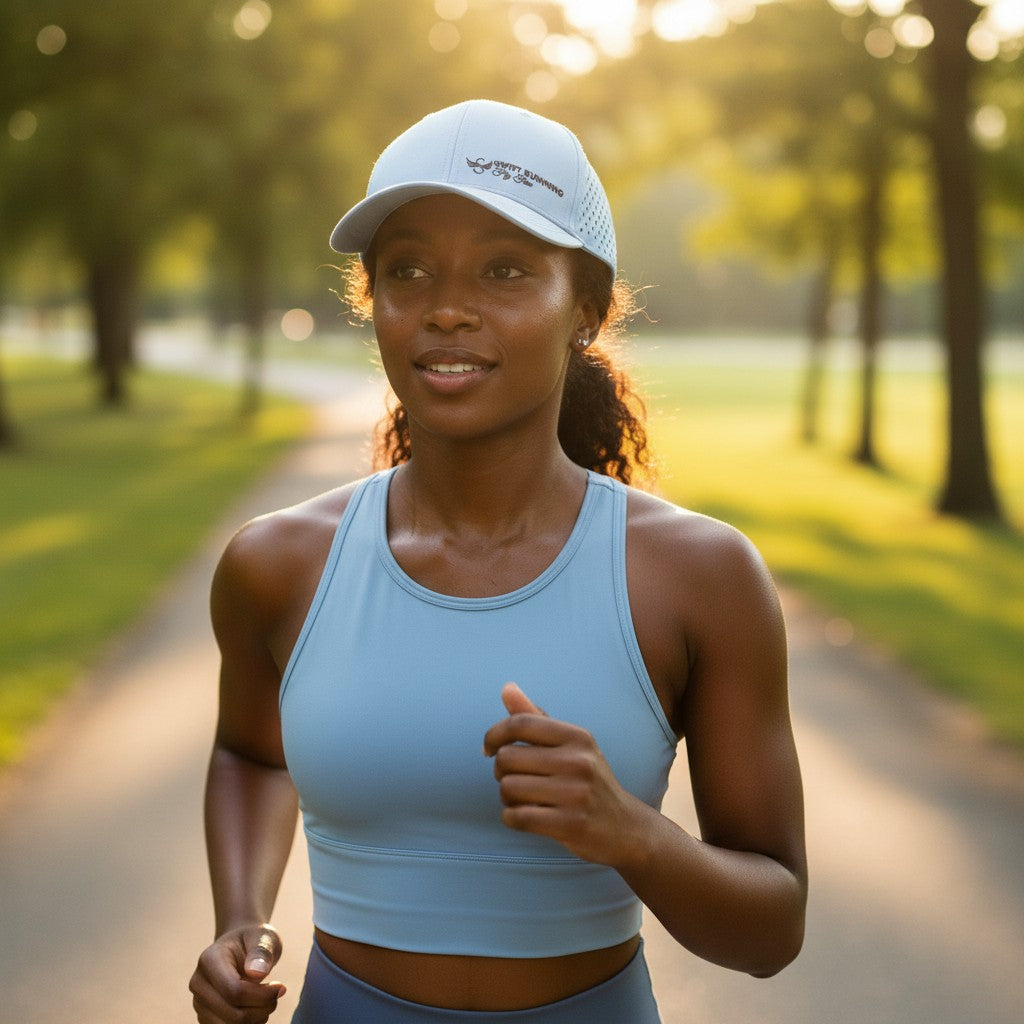Dry Fit Running Hat – Blue | Unisex Moisture-Wicking Sport Cap