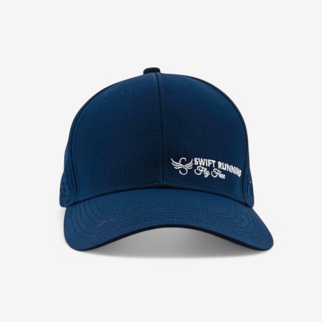Dry Fit Running Hat – Navy Blue | Unisex Moisture-Wicking Sport Cap