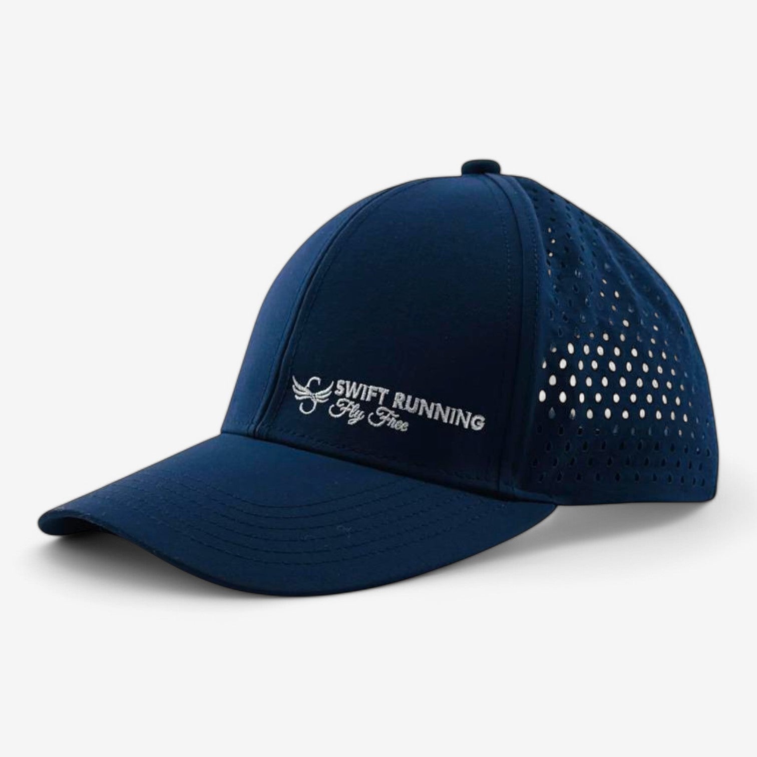 Dry Fit Running Hat – Navy Blue | Unisex Moisture-Wicking Sport Cap