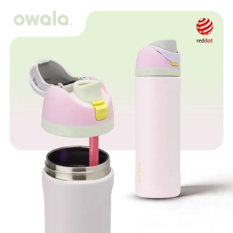 Owala 24oz Insulated Stainless Steel Water Bottle with Straw , BPA-Free Sports Water Bottle, Great for Travel, 710ml