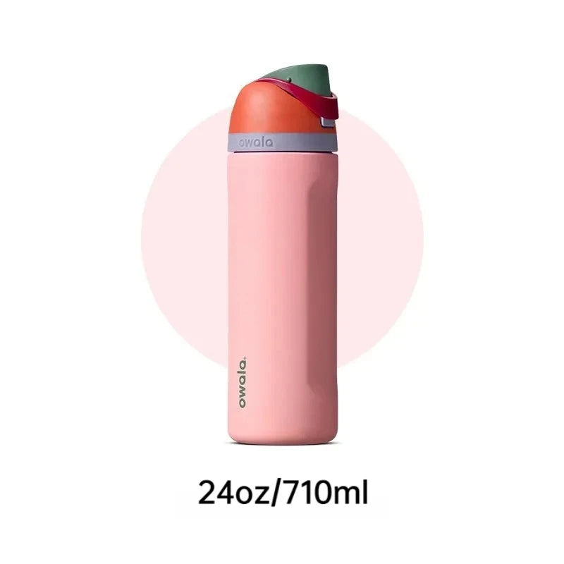 Owala 24oz Insulated Stainless Steel Water Bottle with Straw , BPA-Free Sports Water Bottle, Great for Travel, 710ml