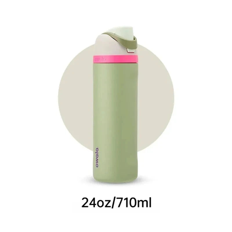 Owala 24oz Insulated Stainless Steel Water Bottle with Straw , BPA-Free Sports Water Bottle, Great for Travel, 710ml