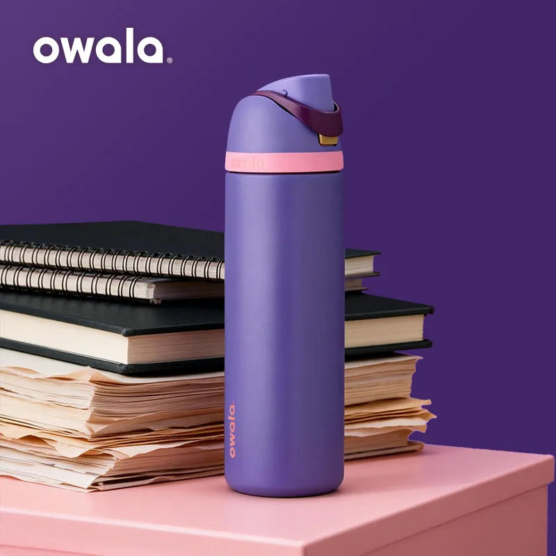 Owala 24oz Insulated Stainless Steel Water Bottle with Straw , BPA-Free Sports Water Bottle, Great for Travel, 710ml