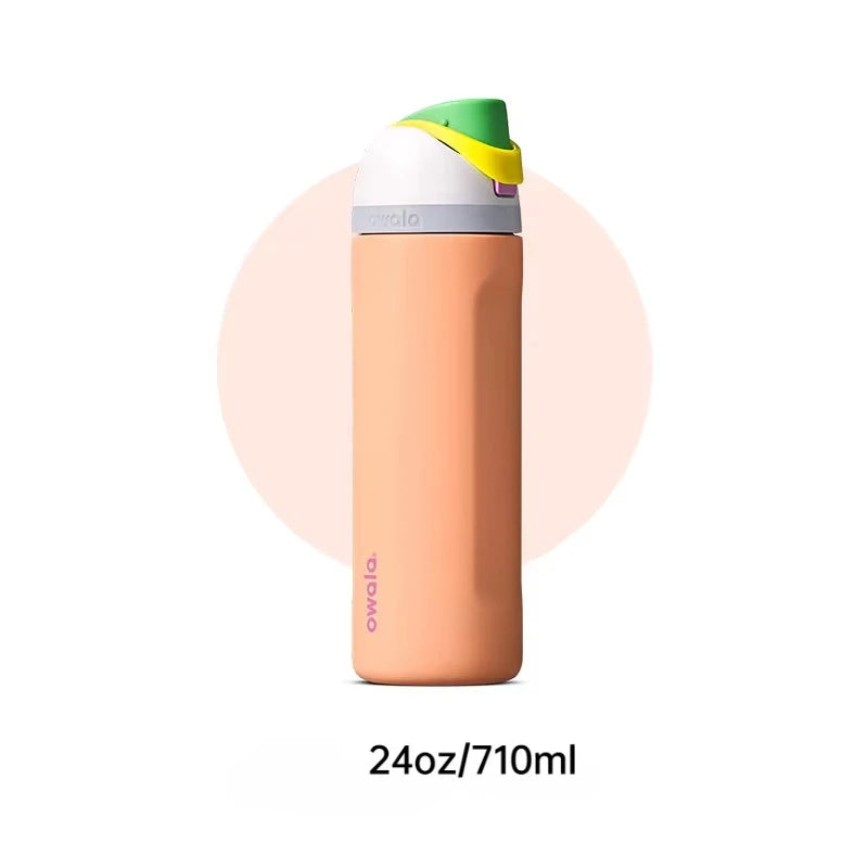 Owala 24oz Insulated Stainless Steel Water Bottle with Straw , BPA-Free Sports Water Bottle, Great for Travel, 710ml