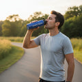Blue Insulated Water Bottle 22oz | Leak-Proof & Double-Wall Vacuum | AquaMotivtTM