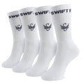 White Men's Athletic Socks – Pack of 2 | Comfort & Performance | AquaMotivtTM