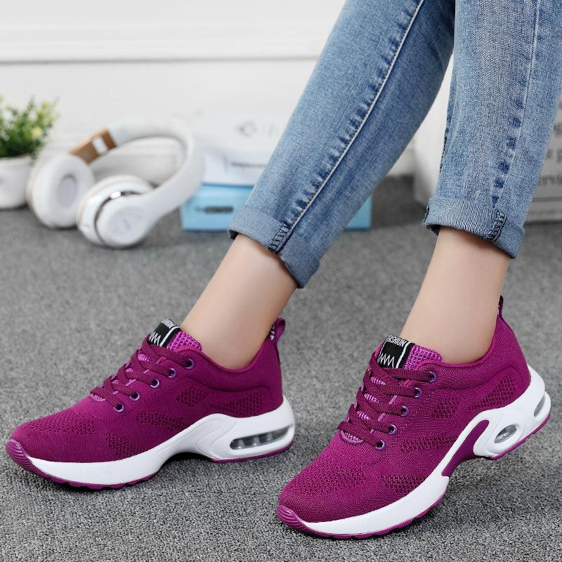 Women's Air Cushion Running Sneakers | Breathable Mesh Tennis Shoes EU 35-42 | AquaMotivtTM