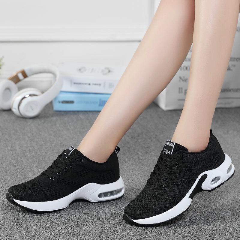 Women's Air Cushion Running Sneakers | Breathable Mesh Tennis Shoes EU 35-42 | AquaMotivtTM