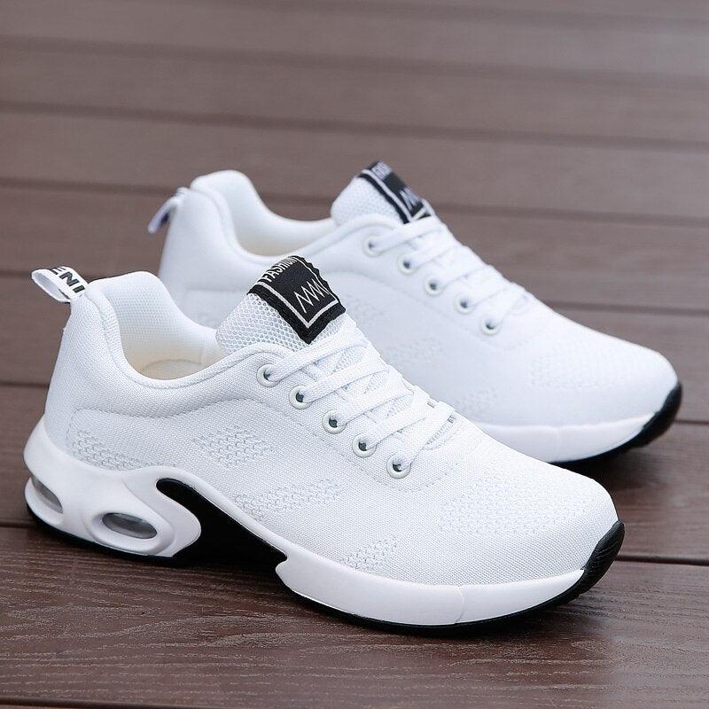 Women's Air Cushion Running Sneakers | Breathable Mesh Tennis Shoes EU 35-42 | AquaMotivtTM