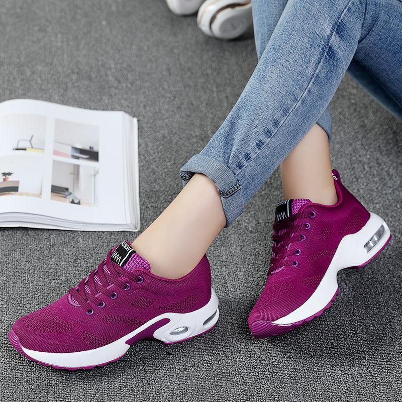 Women's Air Cushion Running Sneakers | Breathable Mesh Tennis Shoes EU 35-42 | AquaMotivtTM
