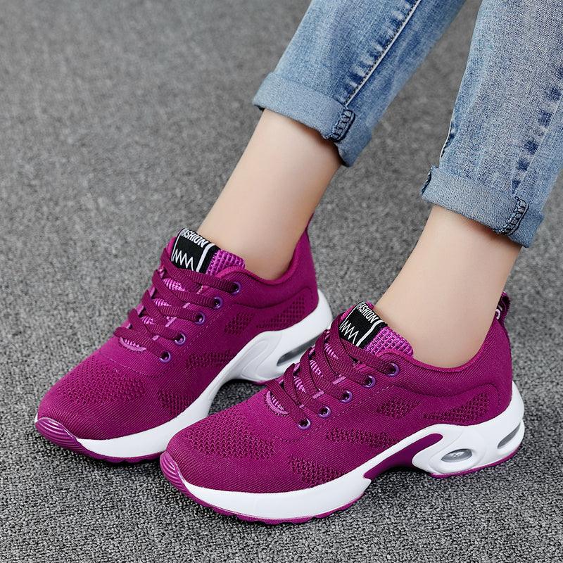 Women's Air Cushion Running Sneakers | Breathable Mesh Tennis Shoes EU 35-42 | AquaMotivtTM